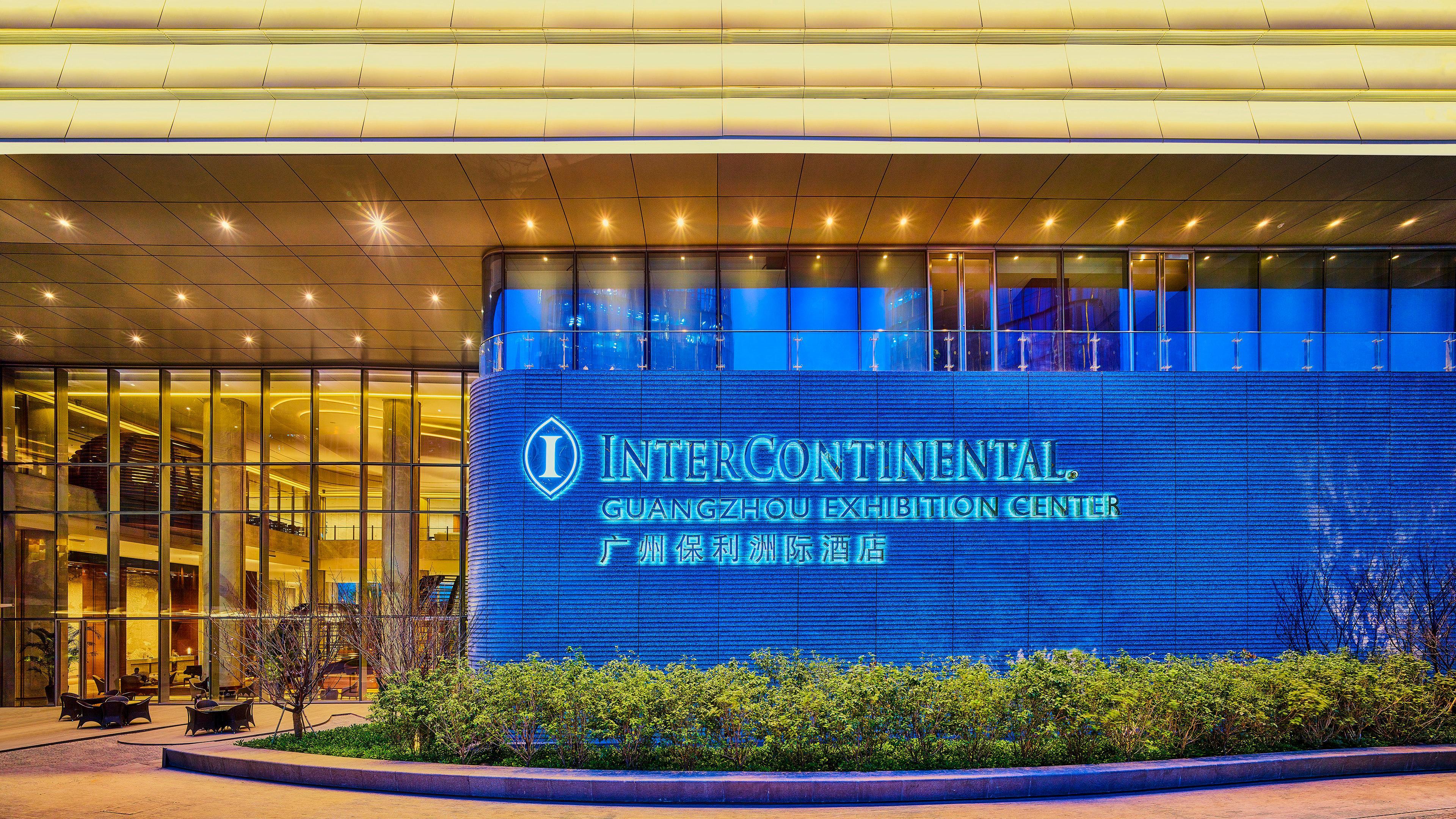 Intercontinental Guangzhou Exhibition Center, An Ihg Hotel - Free Canton Fair Shuttle Bus And Registration Counter Exterior foto